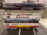 LOT OF ASSORTED DVDS TO INCLUDE, The Wretched, The Boss Unrated with Melissa McCarthy, Burden, The