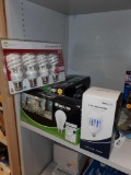 LOT OF MISC LIGHT BULBS, ECOSMART 4 PACK FLORESCENT, 2 IN 1 BUG ZAPPER, 3 PACKS OF 4 MAXLITE 1600