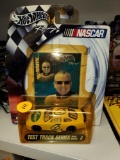 SEALED HOT WHEELS MARK MARTIN NO.6 PHIZER TEST TRACK SERIES WHITE AND GREEN CAR, 2003, PLEASE SEE
