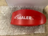 Set of Two Smart Sealer Battery Operated Storage Bag Sealer Red Items are In the Original Box with