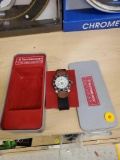 VICTORINOX SWISS ARMY EQUIPPED ESTES TEAM SAFETY SWISS MADE WATCH, COMES IN METAL CONTAINER, PLEASE