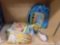 LOT OF ASSORTED LEARNING TOYS. INCLUDES: LEAP FROG 100 ANIMALS INTERACTIVE BOOK, BLUES CLUES 