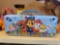 SMALL PAW PATROL TOY TIN PENCIL CASE. CONTAINS 3 LARGE BOUNCY BALLS. CASE MEASURES 8