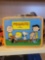 VINTAGE PEANUTS BY SCHULZ METAL LUNCH BOX. SHOWS SIGNS OF WEAR.