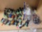LOT OF ASSORTED TOYS. INCLUDES OVER 22 TRUCKS WITH MISSLES THAT ACTUALLY LAUNCH. ALSO INCLUDES AN