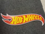 HOT WHEELS OPEN ROAD WALL SIGN. MEASURES APPROX 24