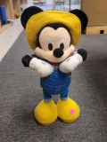 DISNEY JUST PLAY FARMER MICKEY MOUSE MOTION AND SOUND TOY. APPROX 16