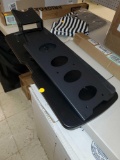 UNDER DESK MOUNTING KEYBOARD TRAY WITH WRIST REST, MISSING HARDWARE, PLEASE SEE THE PICTURES FOR