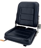 ECUTEE Forklift Seat Suspension Tractor Seat PVC with 140... Adjustable Back Angle Fits Excavator