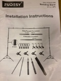 FUDESY Backdrop Stand 7x10Ft Adjustable Photography Background Support System Kit for Photo Video