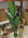 Goplus 5.3 Feet Bird of Paradise Artificial Plant, Floor Silk Banana Leaf Plant, Fake Greenery