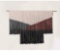 Macrame Wall Hanging Large Black Tie-Dye Geometric Decor Bohemian Yarn Tapestry Home Boho Wall Decor