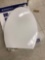 MANSFIELD ELONGATED PLASTIC WHITE TOILET SEAT