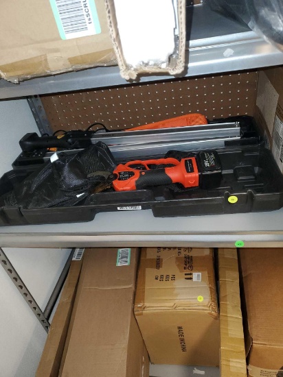 25V GPS51 BATTERY OPERATED HEDGE TRIMMER, ORANGE AND BLACK, PLEASE SEE THE PICTURES FOR MORE