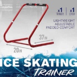 Franklin Sports Kids Ice Skating Trainer - Ice Skating Walker Aid for Beginners - Boys + Girls Learn