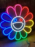 FARNEW Sunflower Smile Face Neon Sign Flex Led Neon Light Sign Led Logo Custom Neon Sign Bride Party