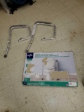 Medline Toilet Safety Rails, Safety Frame for Toilet with Easy Installation, Height Adjustable Legs,