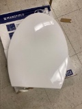 MANSFIELD ELONGATED PLASTIC WHITE TOILET SEAT