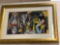 FRAMED PABLO PICASSO PRINT OF OIL ON CANVAS PAINTING LES FEMMES WITH TRIPLE MATTE MEASURES