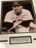PORTRAIT OF MICKEY MANTLE MEASURE 16 in x 19 in