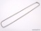 .925 STERLING SILVER LADIES SNAKE CHAIN NECKLACE. 7.5 GRAMS