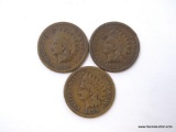 (3) 1882 INDIAN CENTS