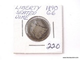1890 LIBERTY SEATED DIME