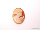 12.38 CT OVAL CAMEO. 30 X 25 MM