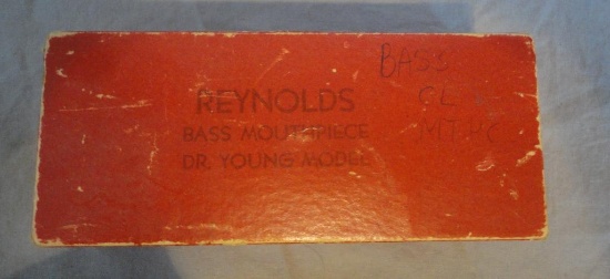 REYNOLDS BASS MOUTHPIECE AND WOODWIND CO. MOUTHPIECE ALL ITEMS ARE SOLD AS IS, WHERE IS, WITH NO