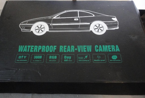 WATERPROOF REAR-VIEW CAMERA ALL ITEMS ARE SOLD AS IS, WHERE IS, WITH NO GUARANTEE OR WARRANTY. NO