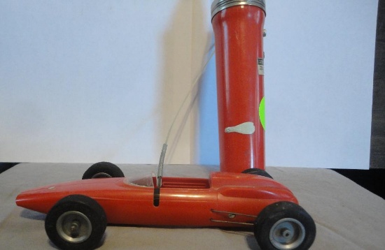 2 SPEED WIRED REMOTE CONTROL RED SMALL RACE CAR MADE BY ELECTRONIC SPEED LINE ALL ITEMS ARE SOLD AS