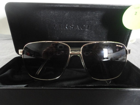 VERSACE POLARIZED SUNGLASSES ALL ITEMS ARE SOLD AS IS, WHERE IS, WITH NO GUARANTEE OR WARRANTY. NO