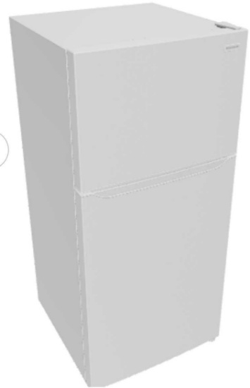 Frigidaire 18.3-cu ft Top-Freezer Refrigerator (White) Item #4882705 Model #FFTR1814WW MSRP 754.00,