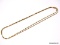 .925 STERLING SILVER & GOLD VERMEIL TWISTED DESIGNED NECKLACE WITH A 