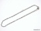 .925 STERLING SILVER CHAIN WITH LOBSTER STYLE CLASP. THE TAG IS MARKED 