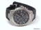 CASIO EDIFICE STAINLESS STEEL BLACK FACE WRIST WATCH, 100M WATER RESISTANT. MARKED ON THE BACK