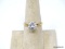 14KT H.G.E. YELLOW GOLD ENGAGEMENT RING WITH APPROX. 1 CT. PRONG SET CZ CENTER STONE. THE RING SIZE