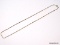 .925 STERLING SILVER & GOLD TONE BOX CHAIN. MARKED ON THE TAG 