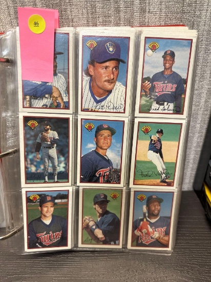 16 CARDS IN SLEEVES OF MINNESOTA TWINS PLAYERS INCLUDED ARE ROB DEAR, SHANE RALEIGH, BRIAN HARPER,