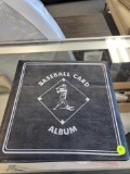 BLACK BASEBALL CARD ALBUM BINDER. INCLUDES PLAYERS SUCH AS: JEFF SELLERS, CECIL COOPER, NICK ESASKY,