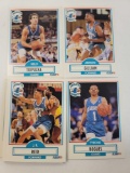 LOT OF ASSORTED FLEER '90 CHARLOTTE HORNETS BASKETBALL CARDS. MOST ARE J.R. REID, BUT INCLUDES KELLY