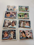 BAG LOT OF ASSORTED BASEBALL CARDS. PLAYERS INCLUDE: MICKEY HATCHER, TERRY LEACH, JUAN CASTILLO,