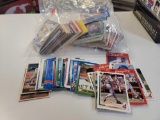 BAG LOT OF ASSORTED BASEBALL CARDS. PLAYERS INCLUDE: KELLY GRUBER, RON DARLING. TOM CANDIOTTI, RICO