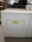 EARLY WHITE WHIRLPOOL FRONT LOAD DRYER WITH TOP LINT TRAP, DRYER IS A 4 CYCLE AND 2 TEMPERATURE