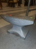 55P ANVIL, IN GOOD USED CONDITION, APPROX MEASUREMENTS 15 1/2