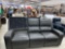 Abbyson Raymond Leather Power Reclining Sofa, Is Missing One Back Piece, 85? x 41? x 41? Retail