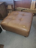 ABBYSON WALLINGFORD TOP GRAIN LEATHER OTTOMAN SKU: RX-6746-CAM-4 SALE PRICE$699.00 OTTOMAN