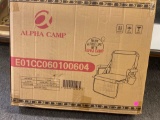 ALPHA CAMP Stadium Seat Chair for Bleachers with Back & Arm Rest