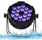 SHEHDS IP65 Waterproof Outdoor Par Lights LED 18x18W RGBWA+UV Lighting Stage Wash Lights DMX Control