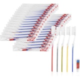 Travel Toothbrushes Kit,100Pcs Travel Toothbrush Set Disposable Toothbrushes with Toothpaste for